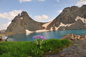 Горное озеро в горах Качкара