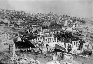 Шуши после армянских погромов 1920 г