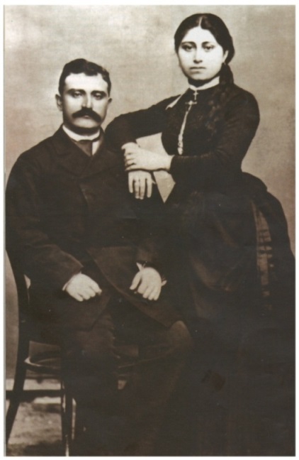 Е. Б. Джанполадян с женой. Частный Архив