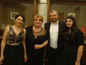 На фото слева направо: Софья Саадян, Стефани Кочарян, Айк Тигранян и Гаянэ Асланян